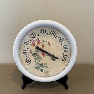 VTG 1997 Acurite Analog Outdoor Thermometer With Hummingbird Design